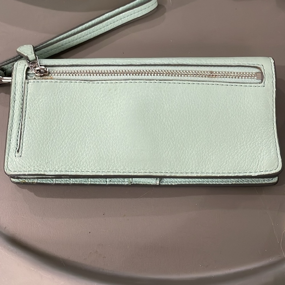 Mint Green Coach Legacy Leather Courtenay Crossbody Handbag Purse - Picture 6 of 6